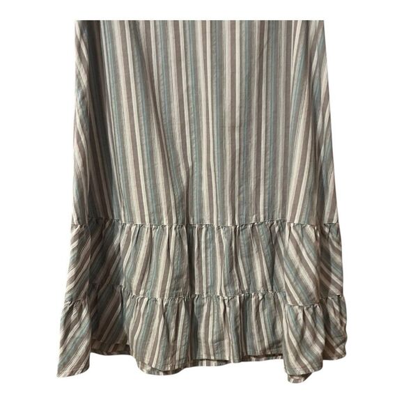 Fresh Produce Womens Size S White Multi-Color Stripe Sleeveless Shift Dress - Picture 3 of 5